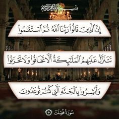 الذين قالوا ربنا الله ثم استقاموا