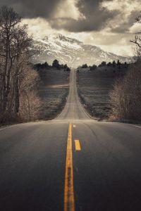 طريق مستقيم