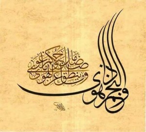 وَالنَّجْمِ إِذَا هَوَى