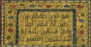 ثُمَّ قَضَى أَجَلًا وَأَجَلٌ مُسَمًّى عِنْدَهُ