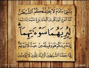 يَنْزِعُ عَنْهُمَا لِبَاسَهُمَا لِيُرِيَهُمَا سَوْآتِهِمَا