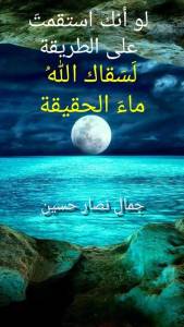 لو أنك استقمت على الطريقة