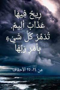 ريح فيها عذاب أليم