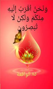 ونحن أقرب إليه منكم